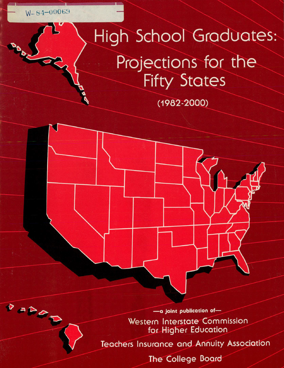 Cover art for High School Graduates: Projections for the Fifty State (1982-2000)